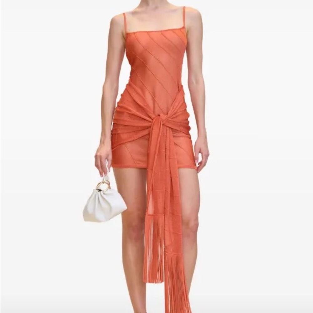 Cult Gaia Ethan Dress w Multi Wear Drape XS